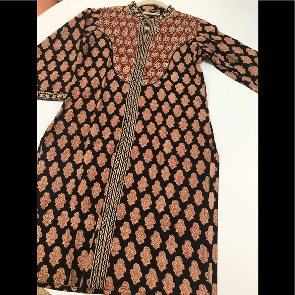 Madhurya Cotton Print Kurti Tunic, Size 38 (small) - Picture 1 of 6